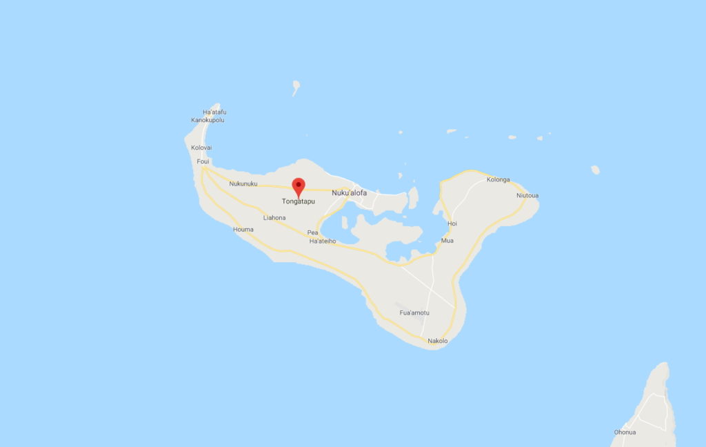 What are the 5 Island Groups in Tonga?