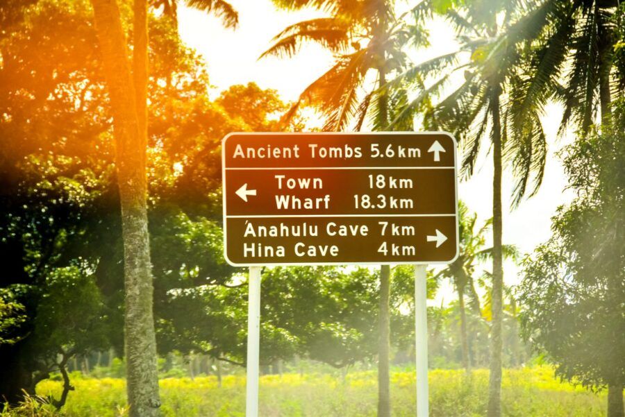 The Driving Times & Distances in Tonga