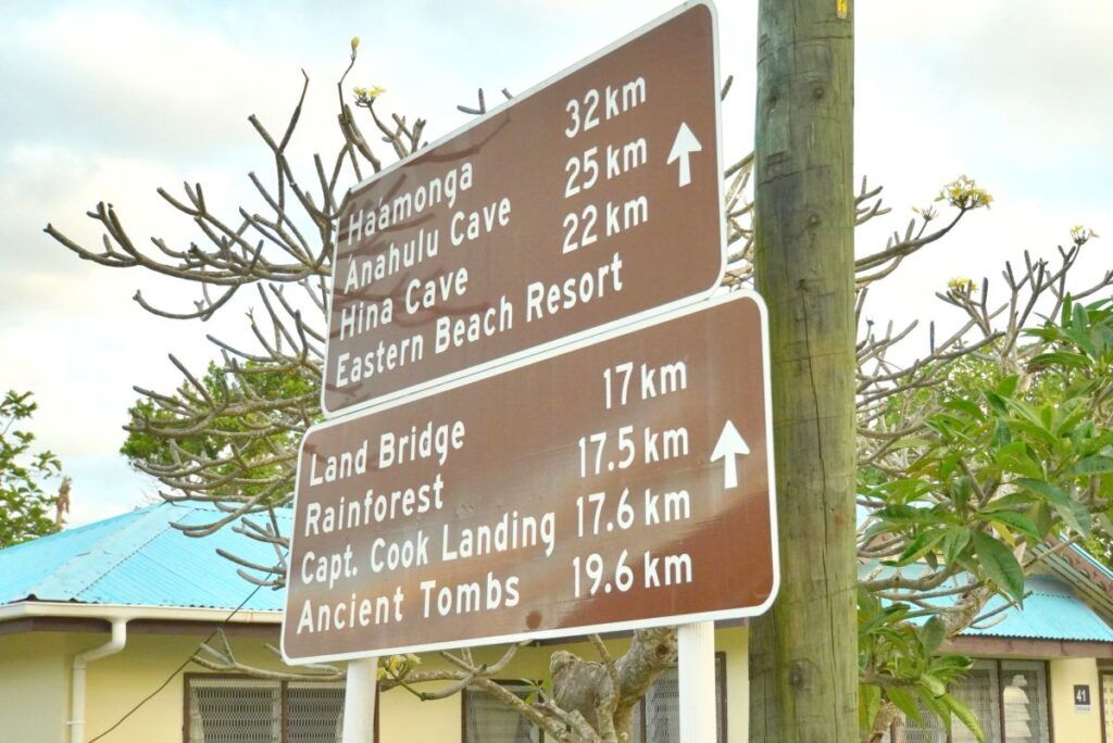 The Driving Times & Distances in Tonga